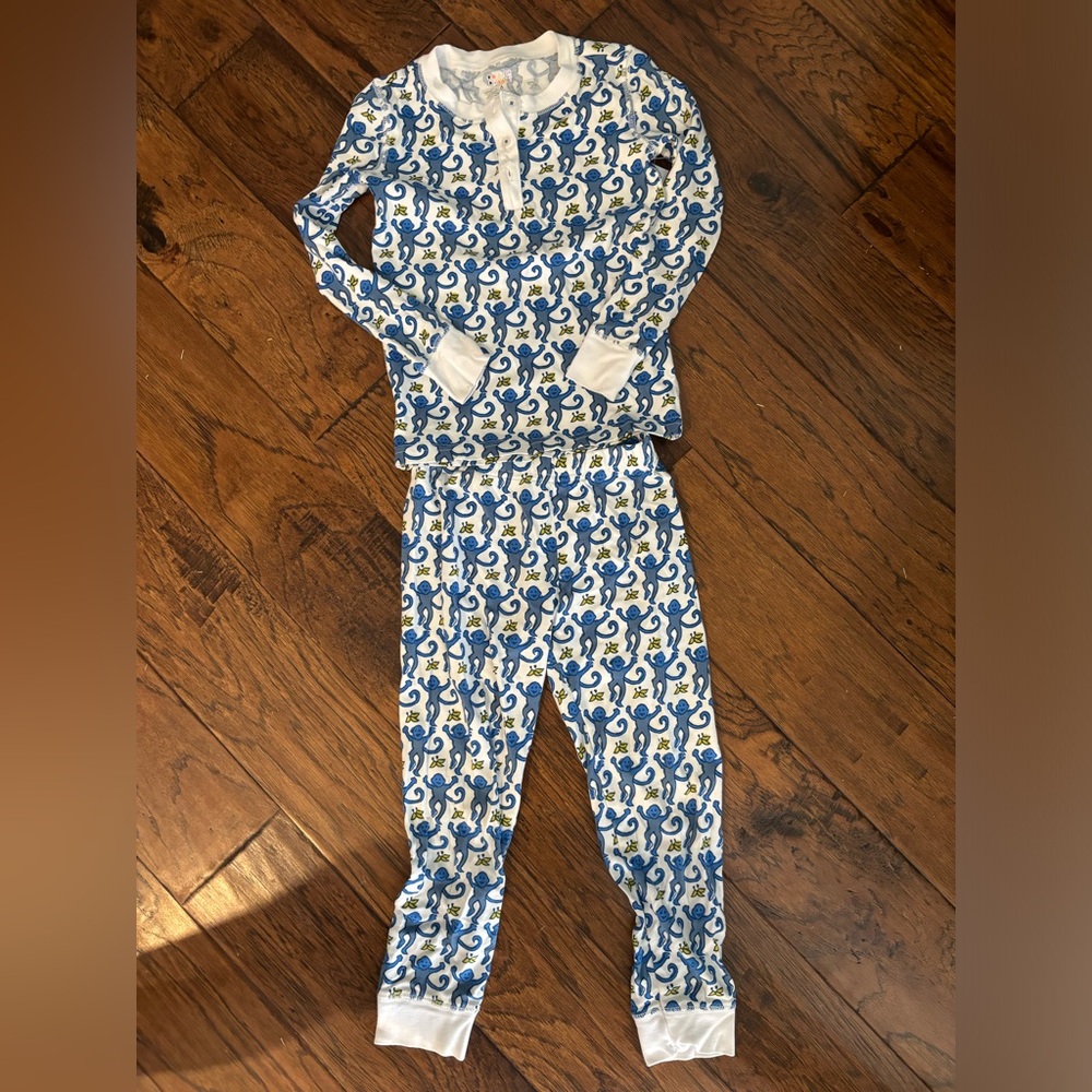 Roller Rabbit Kids Monkey Pajamas 6T